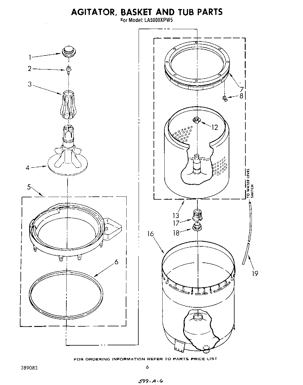04 - AGITATOR, BASKET AND TUB