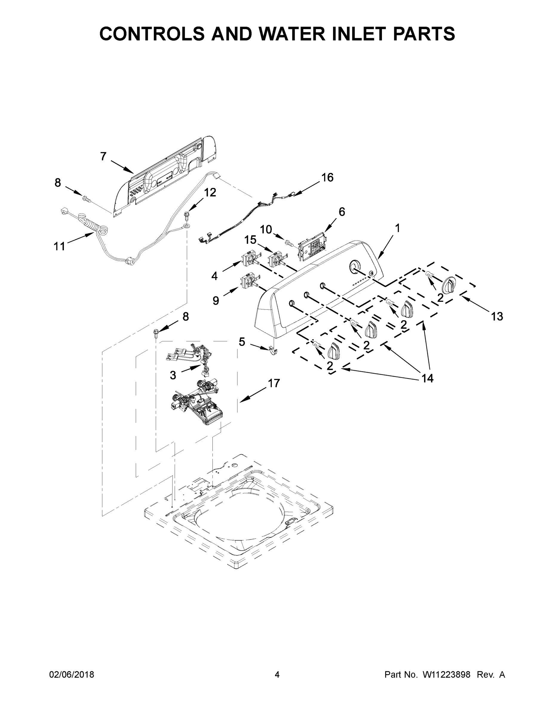 03 - CONTROLS AND WATER INLET PARTS