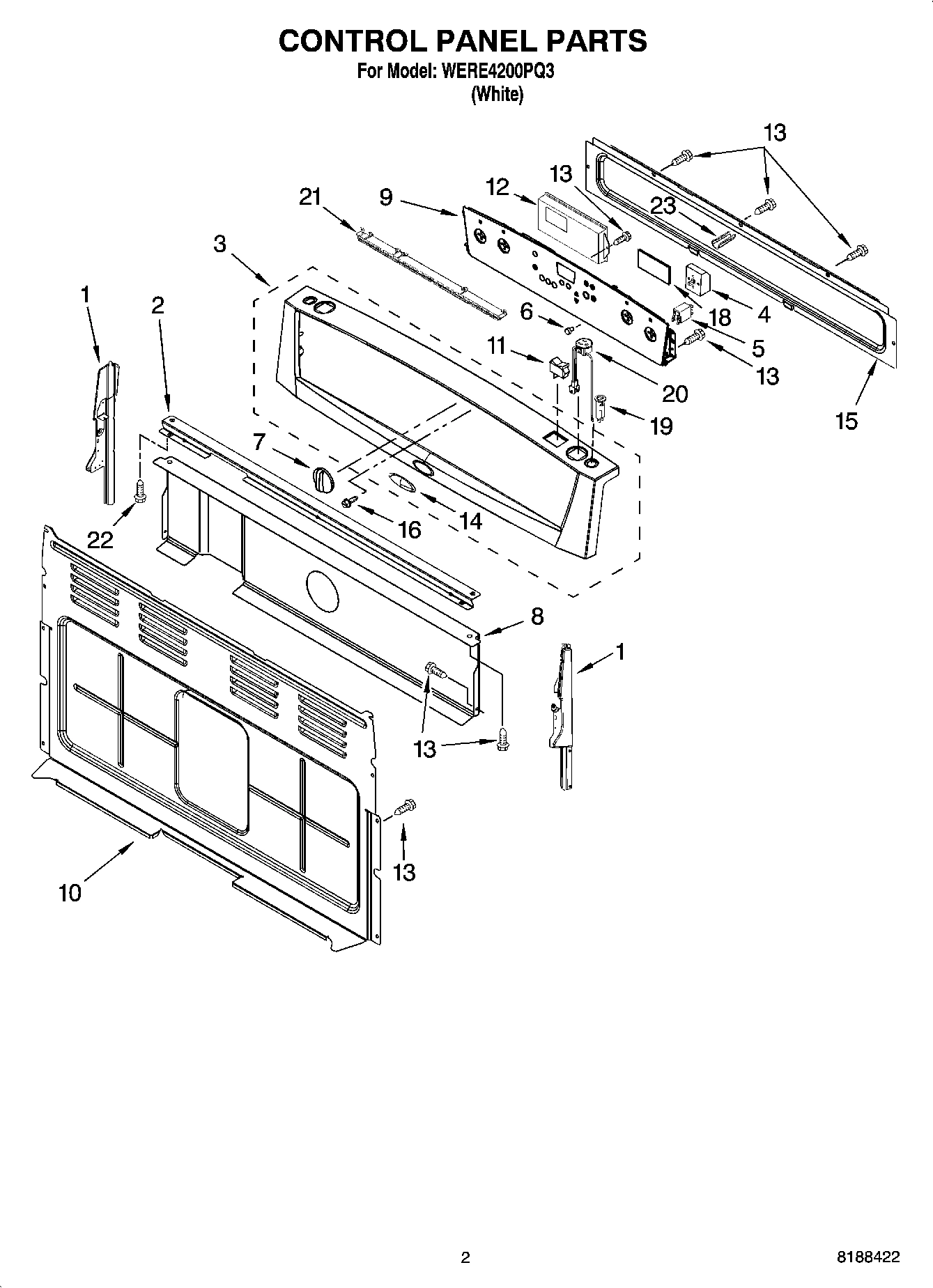 02 - CONTROL PANEL PARTS