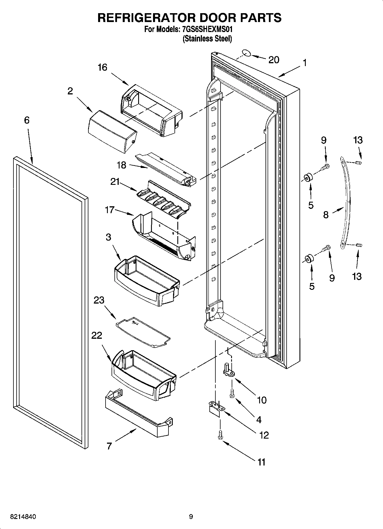 06 - REFRIGERATOR DOOR PARTS