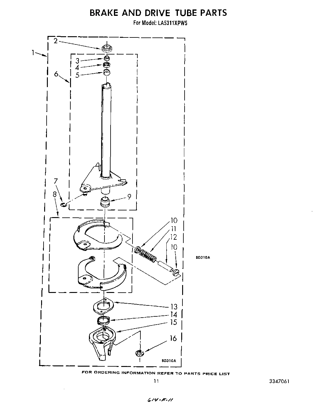 09 - BRAKE AND DRIVE TUBE