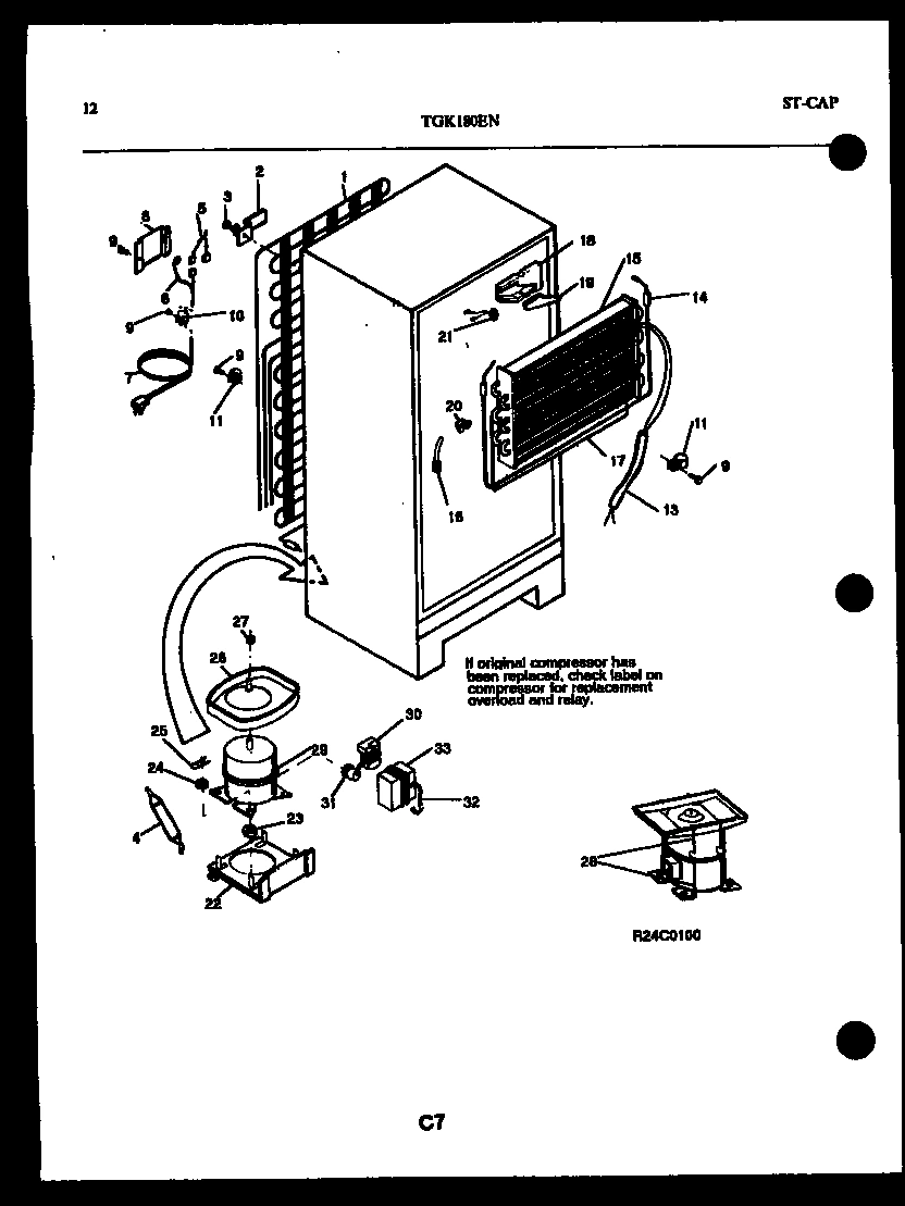 07 - SYSTEM AND AUTOMATIC DEFROST PARTS