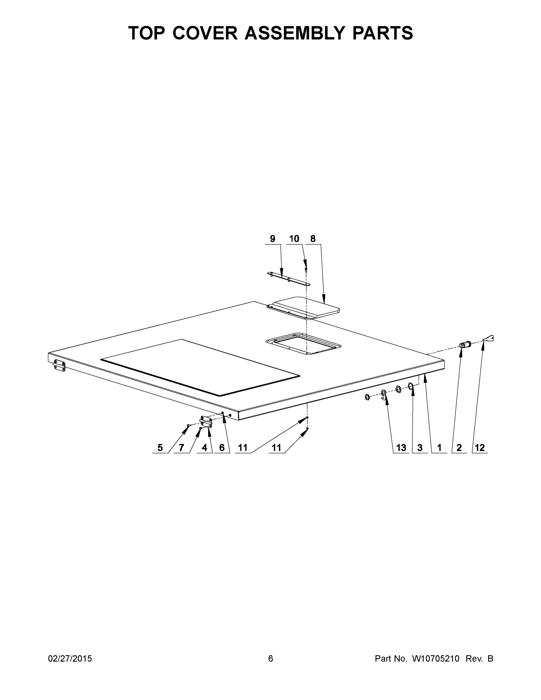 04 - TOP COVER ASSEMBLY PARTS