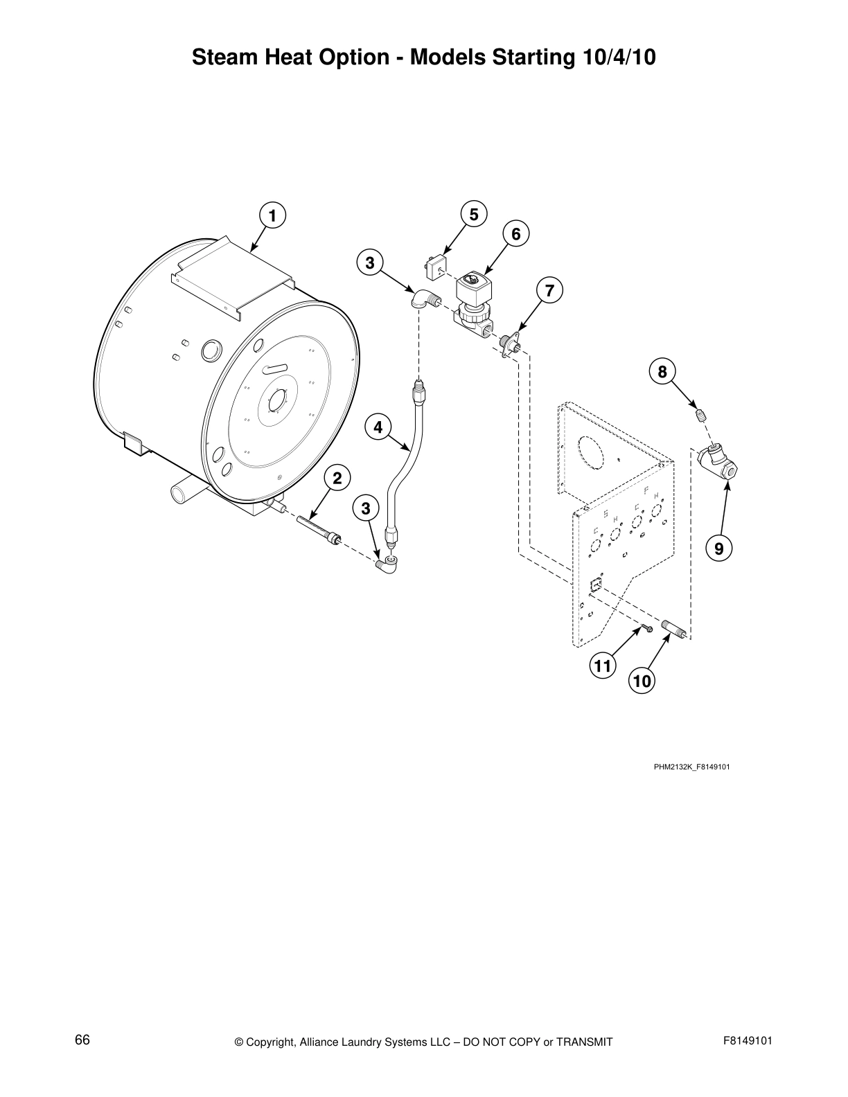 Steam Heat Option - Models Starting 10/4/10