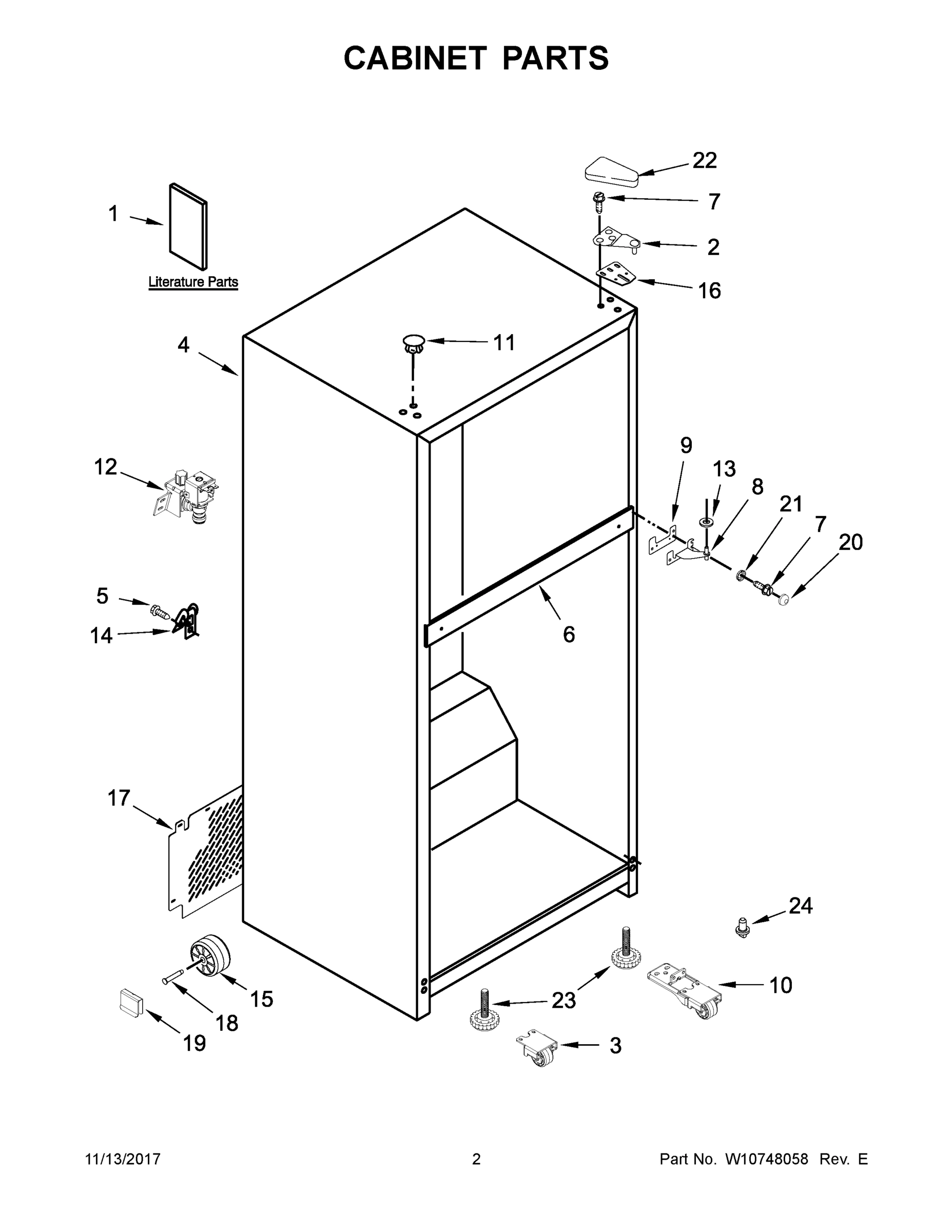 02 - CABINET PARTS
