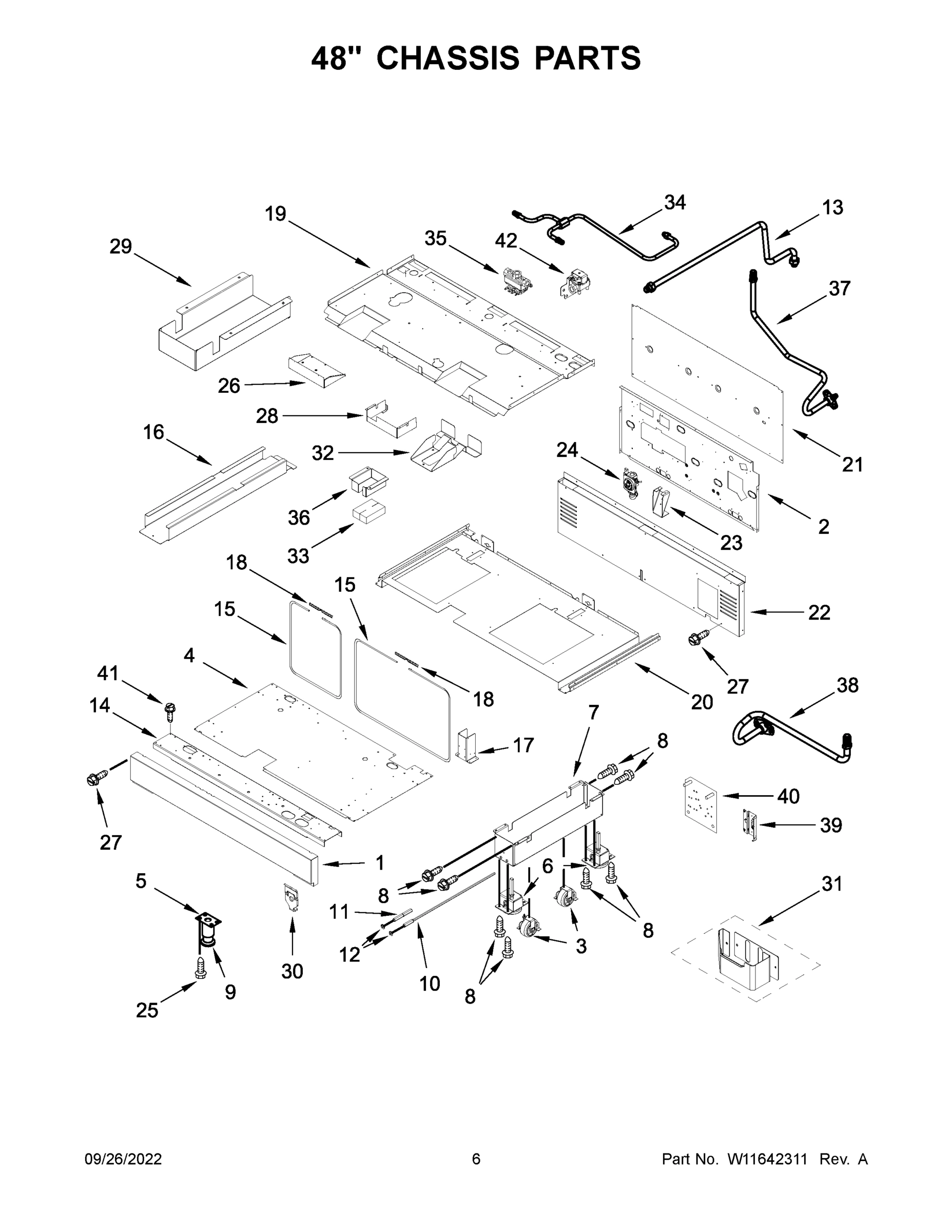 04 - 48" CHASSIS PARTS