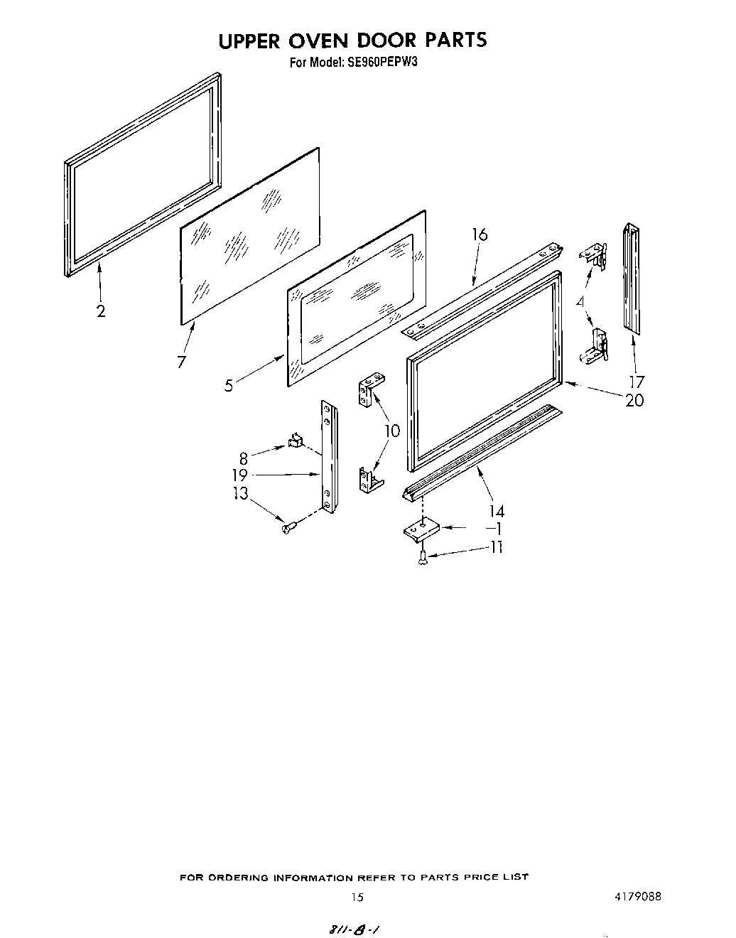 10 - UPPER OVEN DOOR