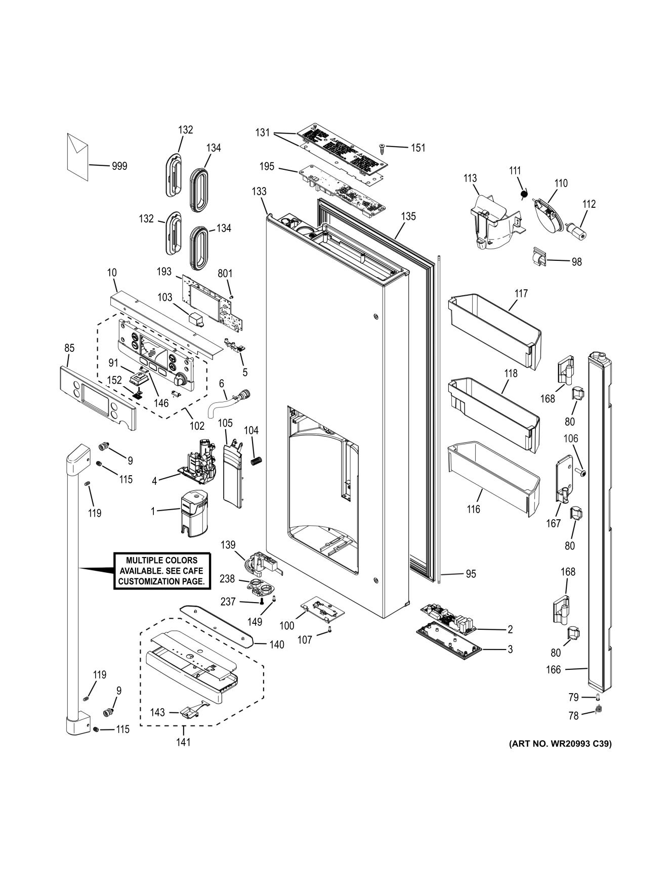 DISPENSER DOOR