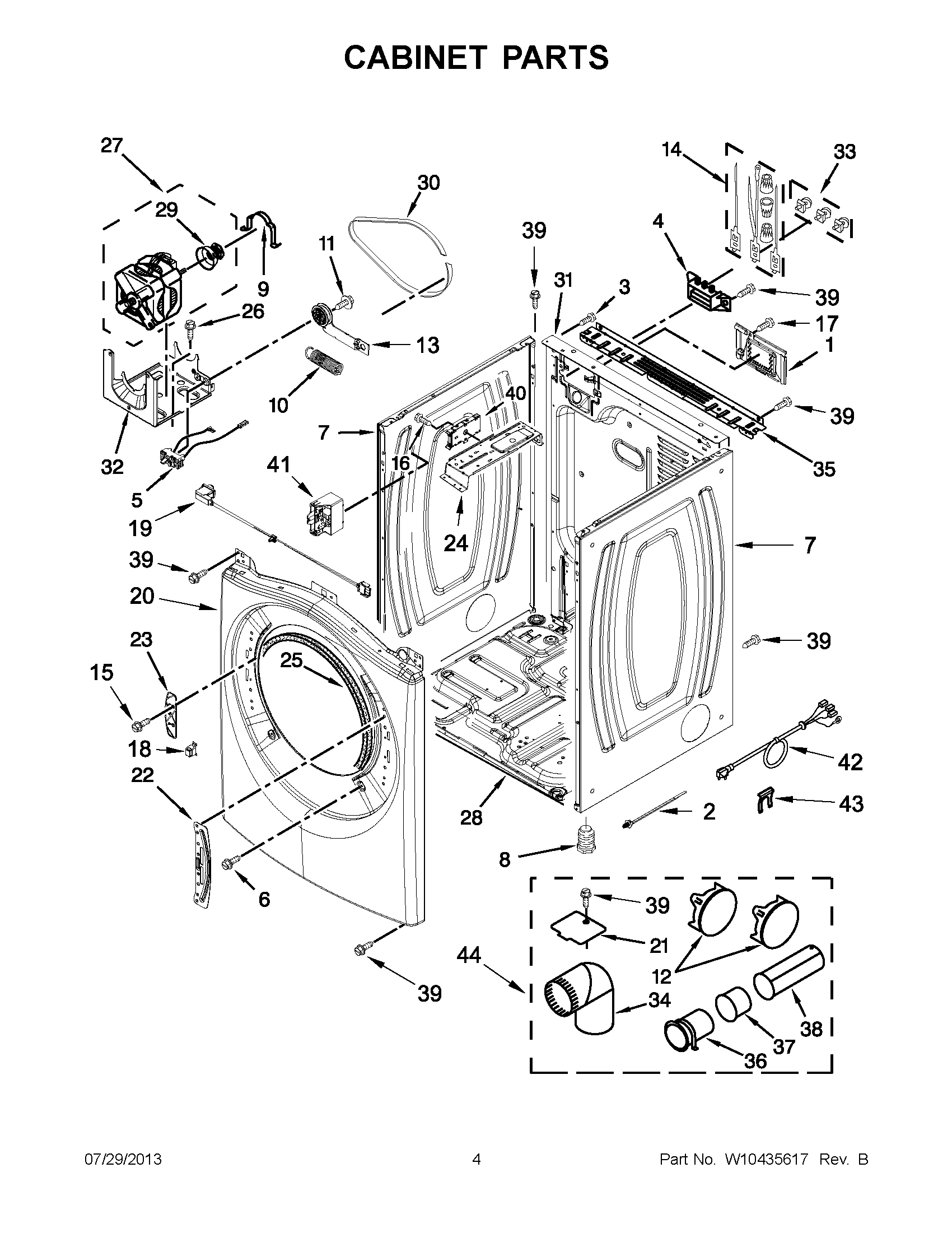 02 - CABINET PARTS