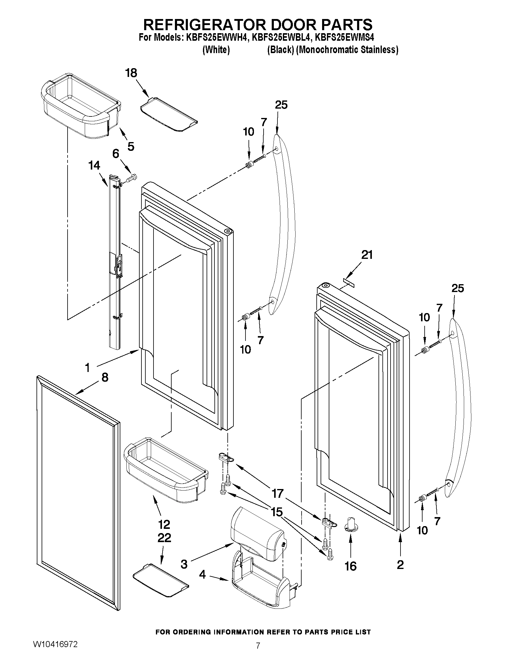 04 - REFRIGERATOR DOOR PARTS