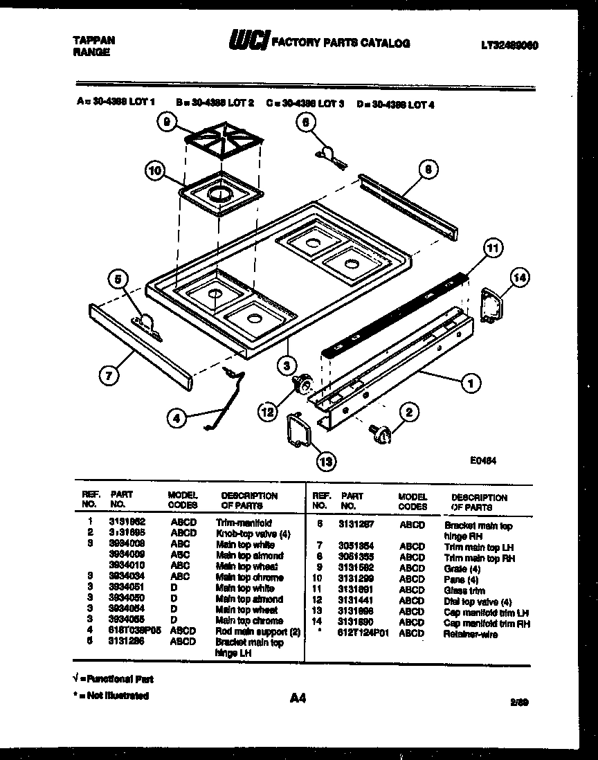 03 - COOKTOP PARTS