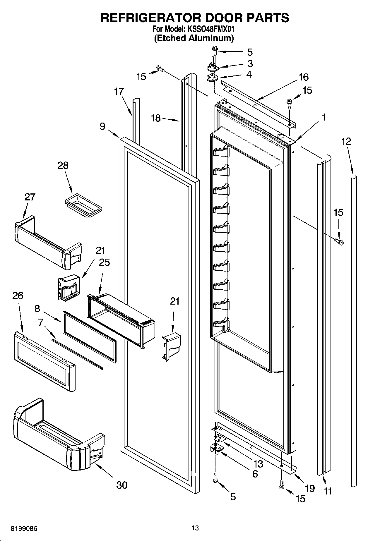 09 - REFRIGERATOR DOOR PARTS
