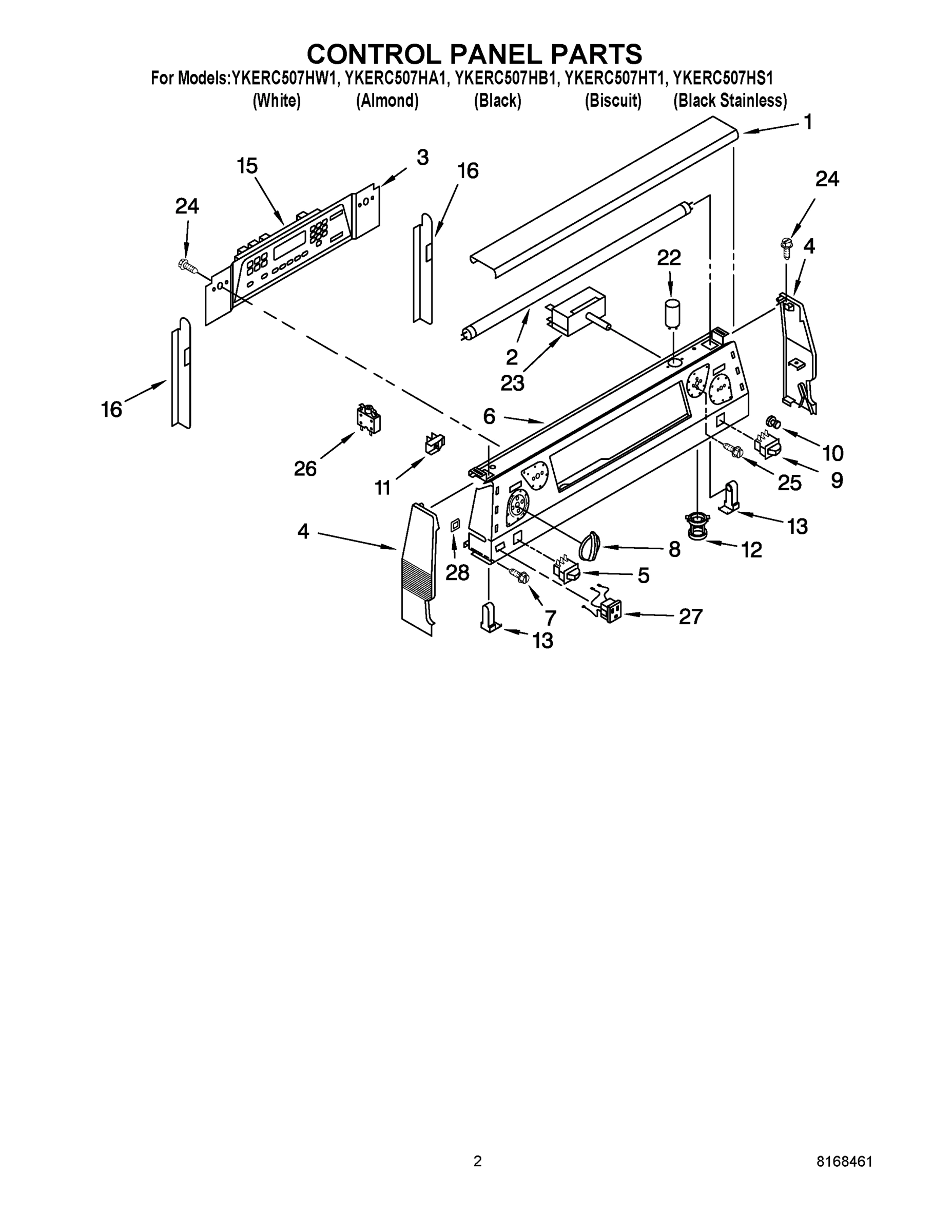 03 - CONTROL PANEL PARTS