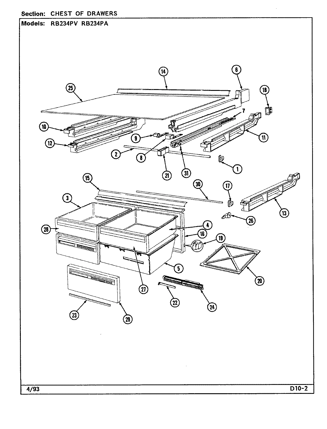 01 - CHEST OF DRAWERS