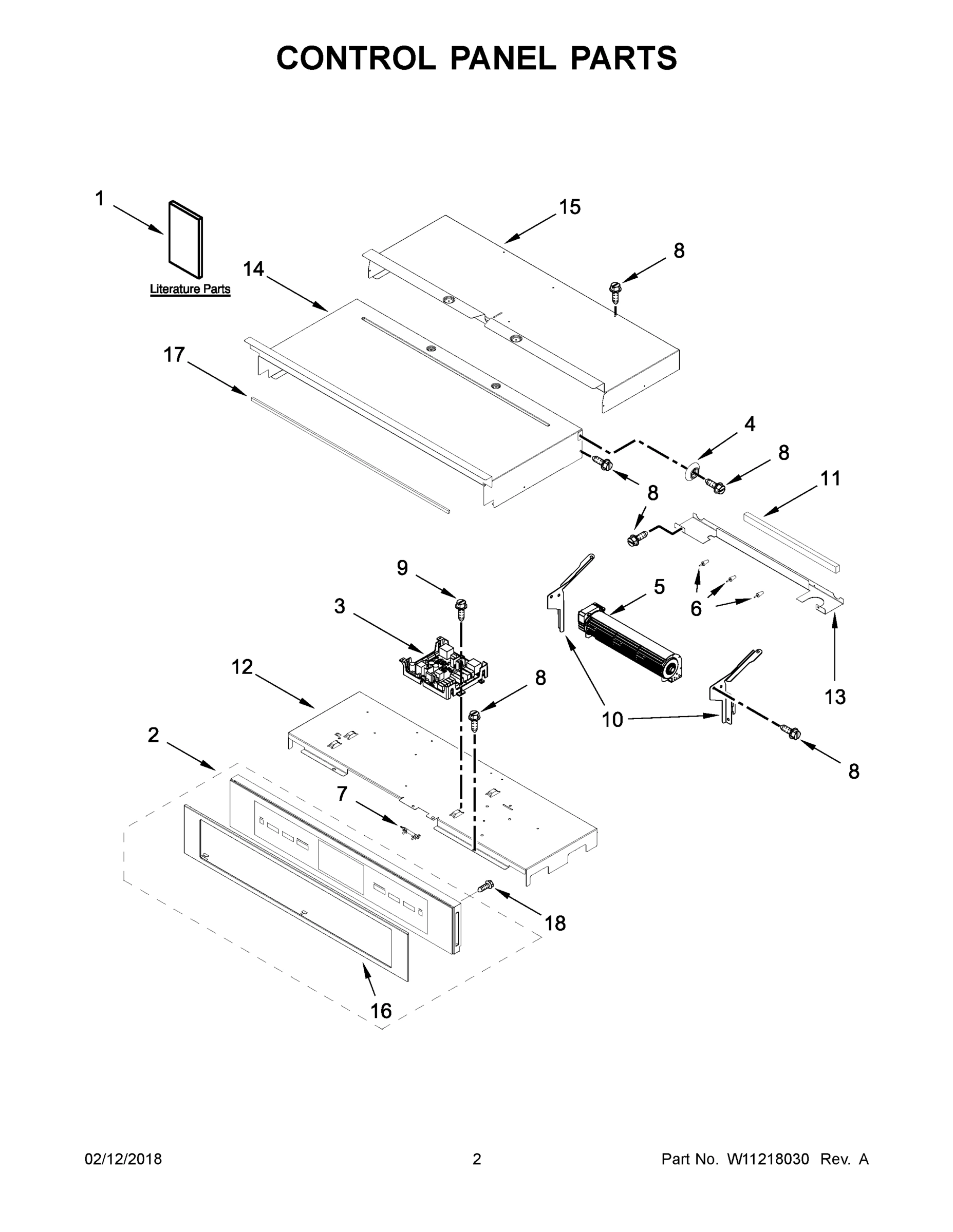 02 - CONTROL PANEL PARTS