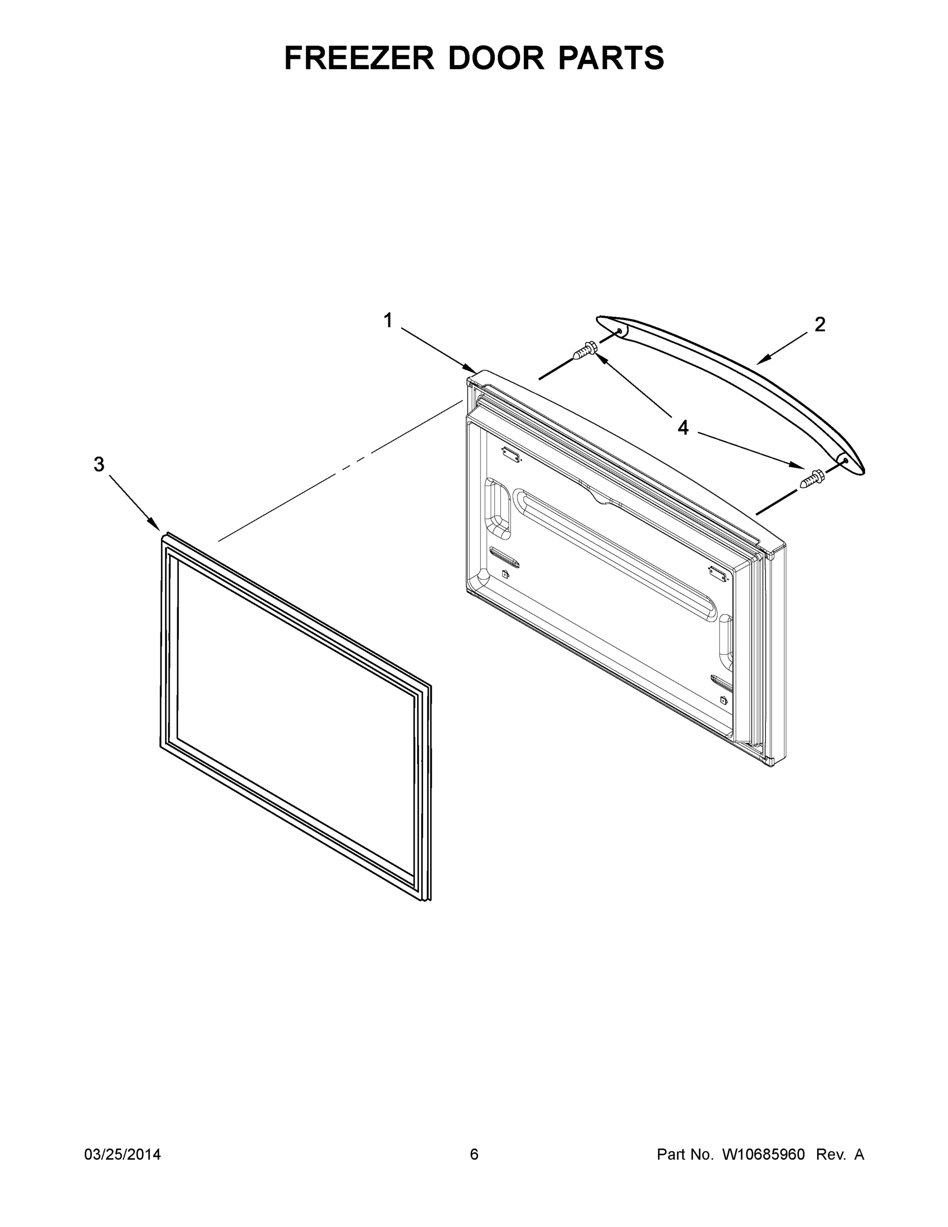 04 - FREEZER DOOR PARTS