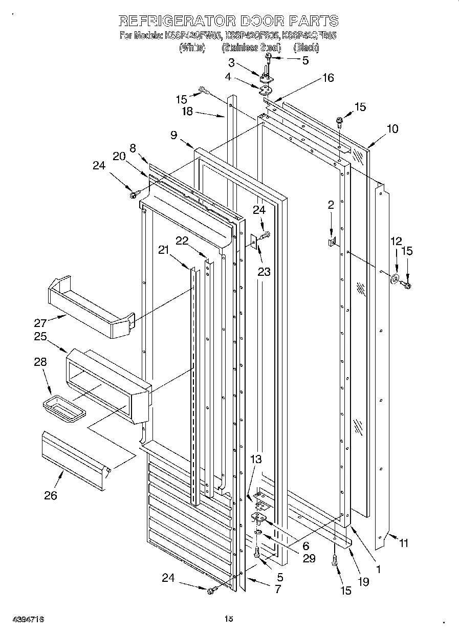 11 - REFRIGERATOR DOOR