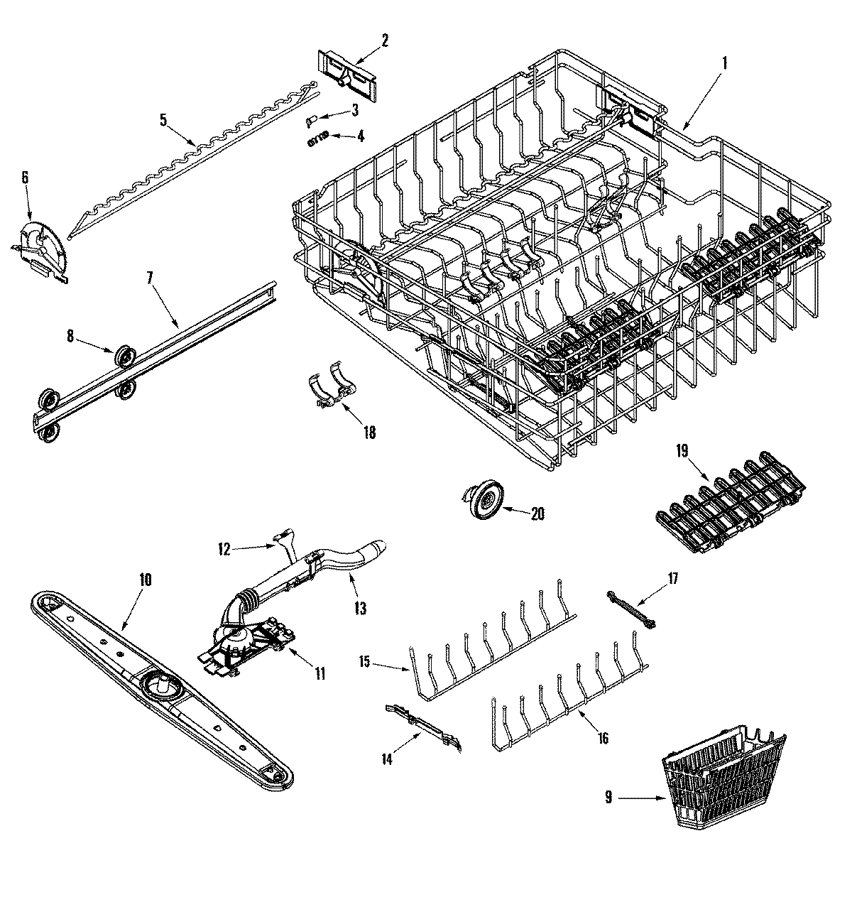 05 - RACK ASSEMBLY (UPR)