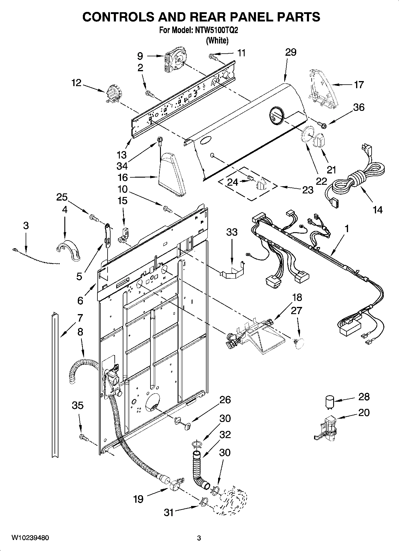 02 - CONTROLS AND REAR PANEL PARTS