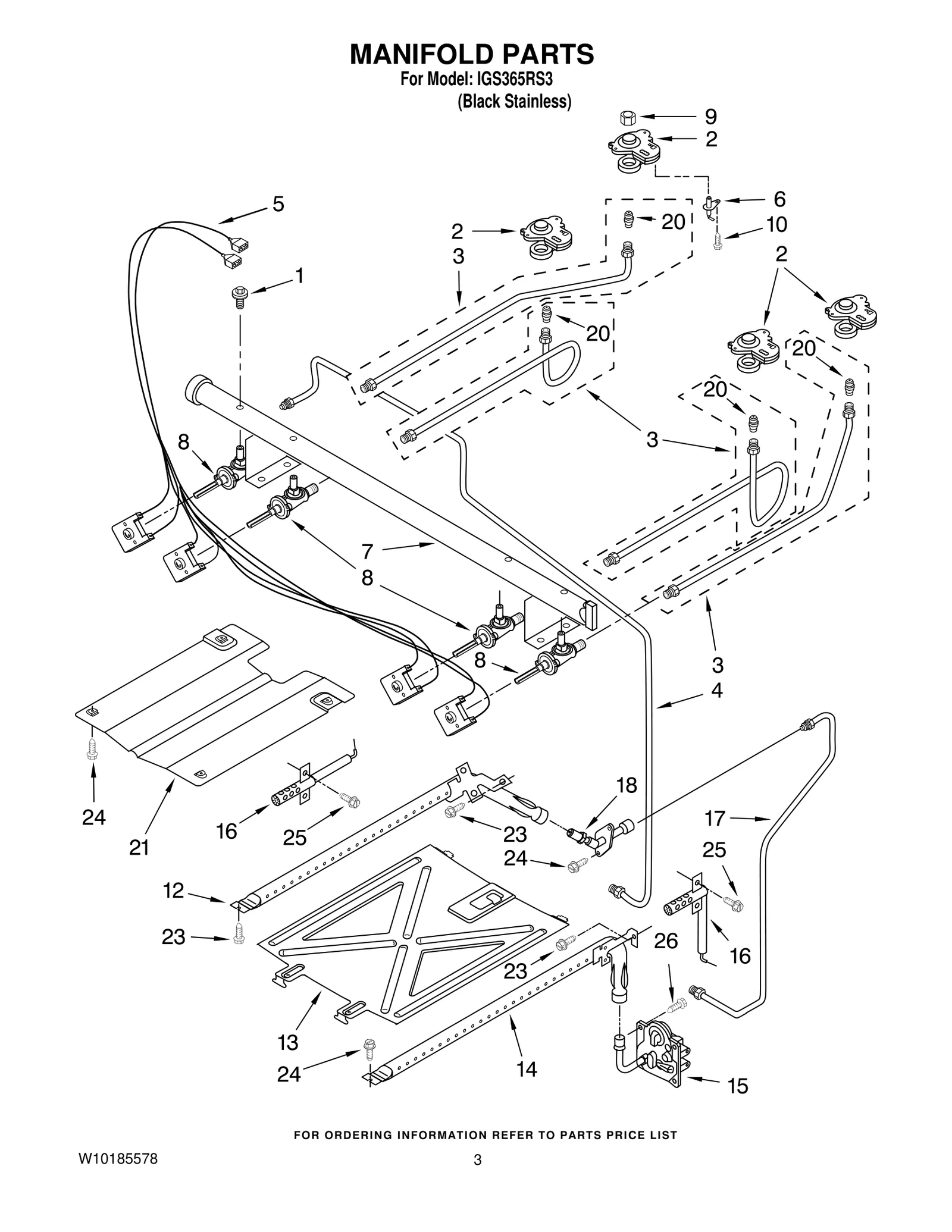 MANIFOLD PARTS