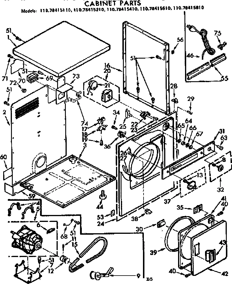 CABINET PARTS
