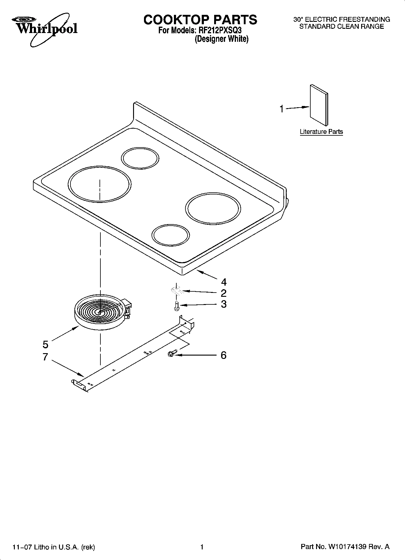 01 - COOKTOP PARTS