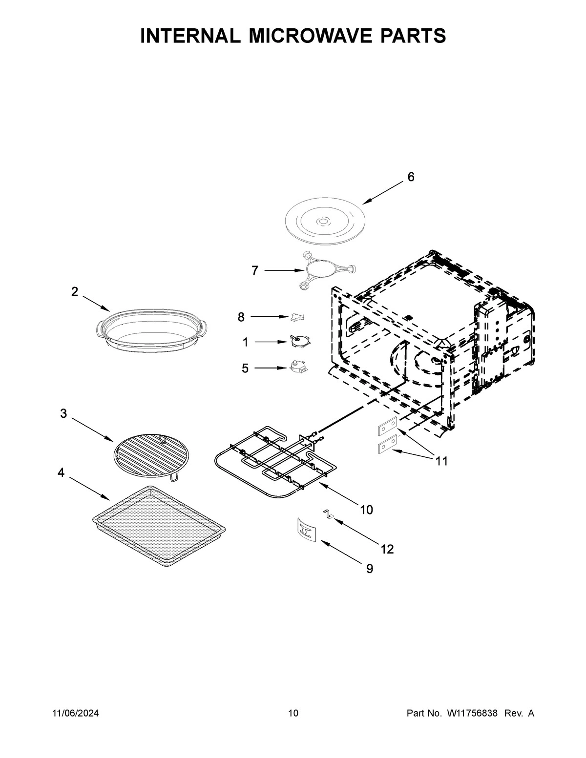 06 - INTERNAL MICROWAVE PARTS