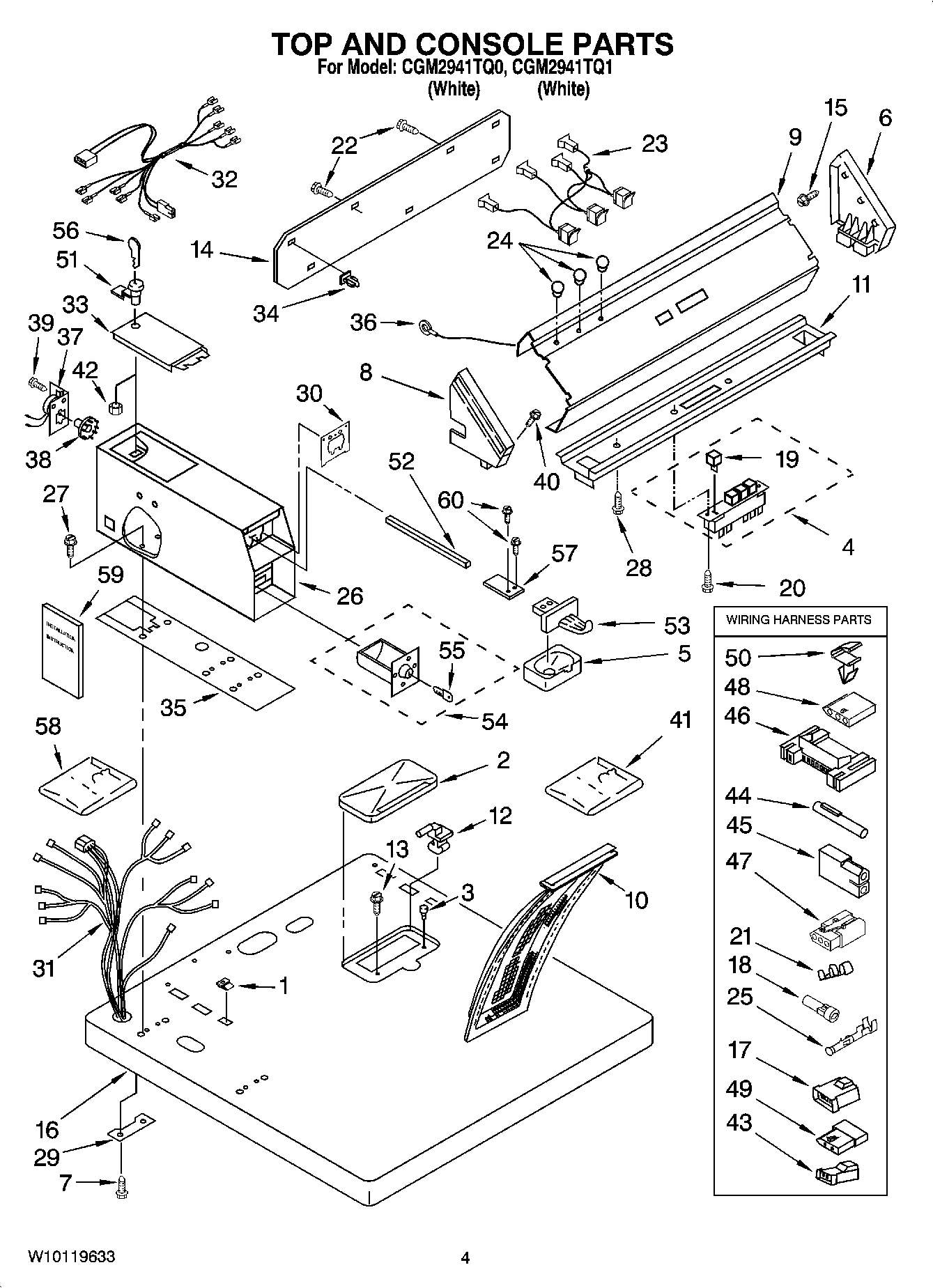 02 - TOP AND CONSOLE PARTS
