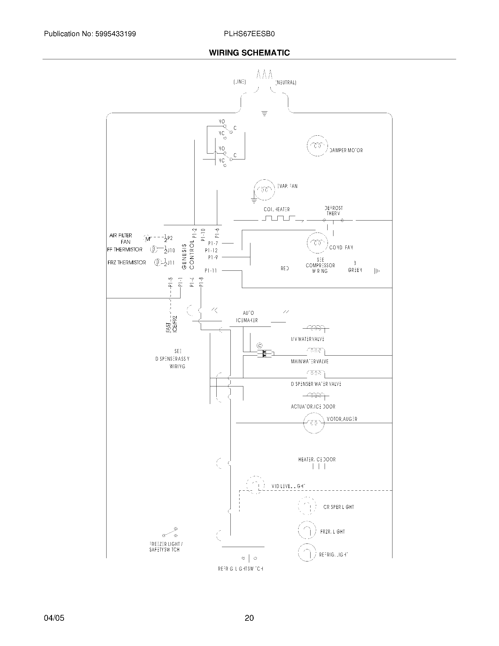 20 - WIRING SCHEMATIC