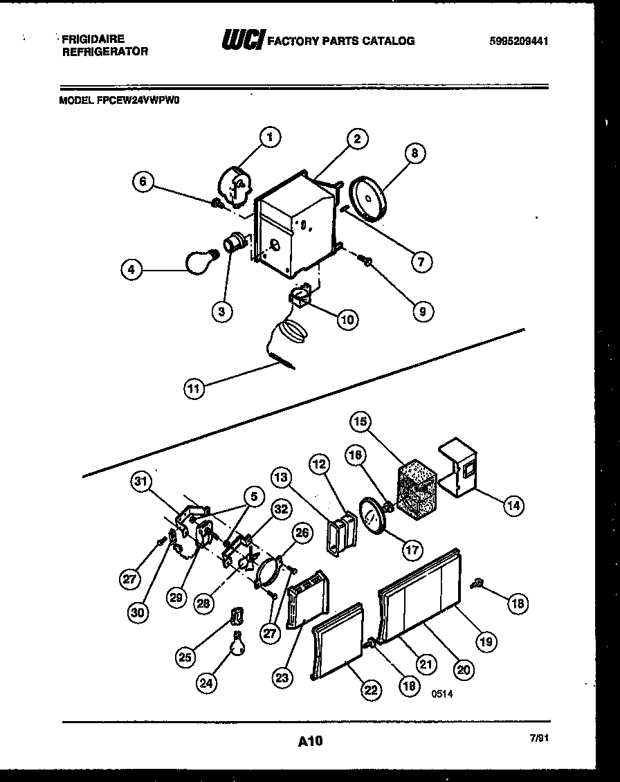 06 - REFRIGERATOR CONTROL ASSEMBLY, DAMP