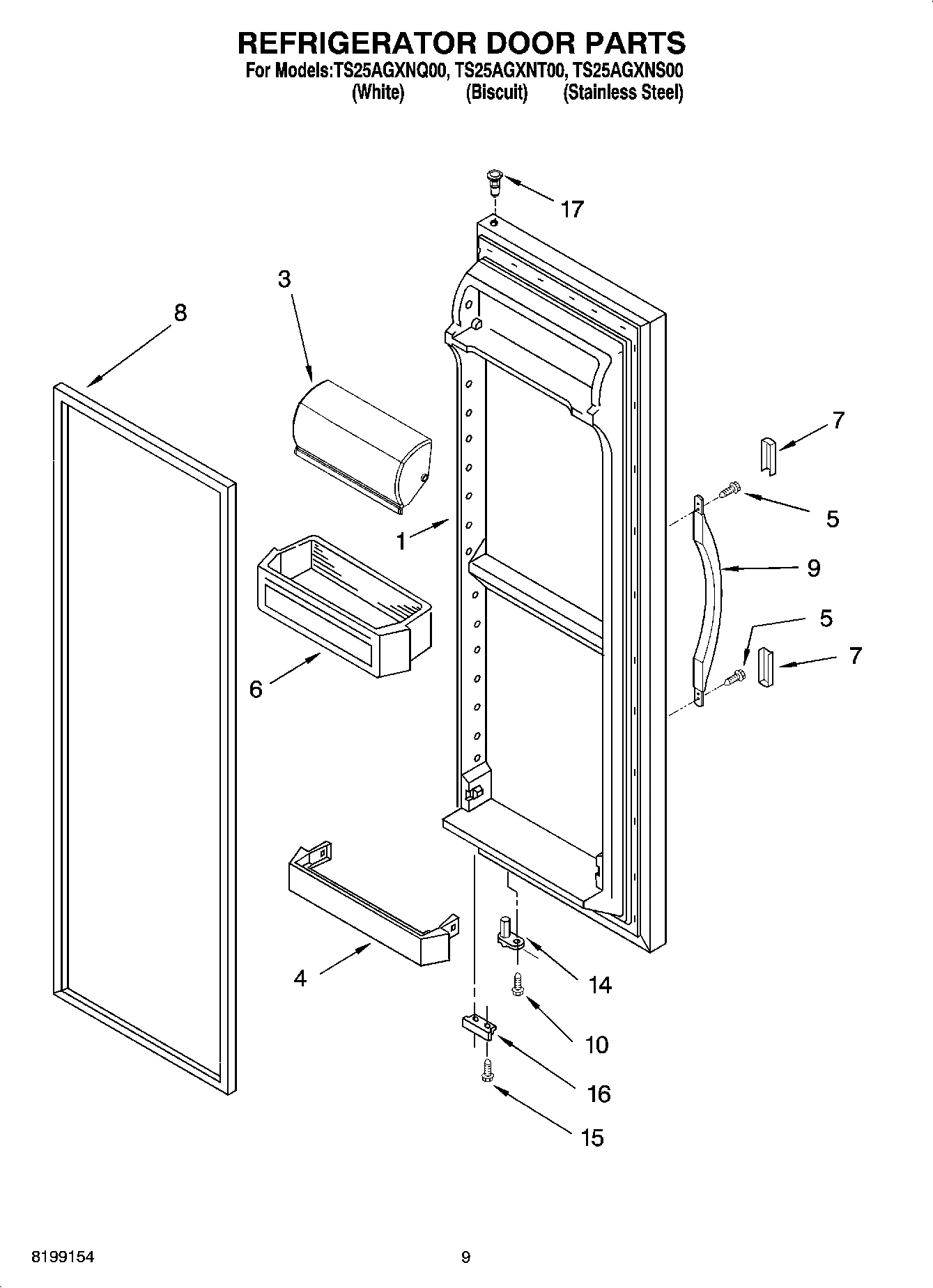 06 - REFRIGERATOR DOOR PARTS