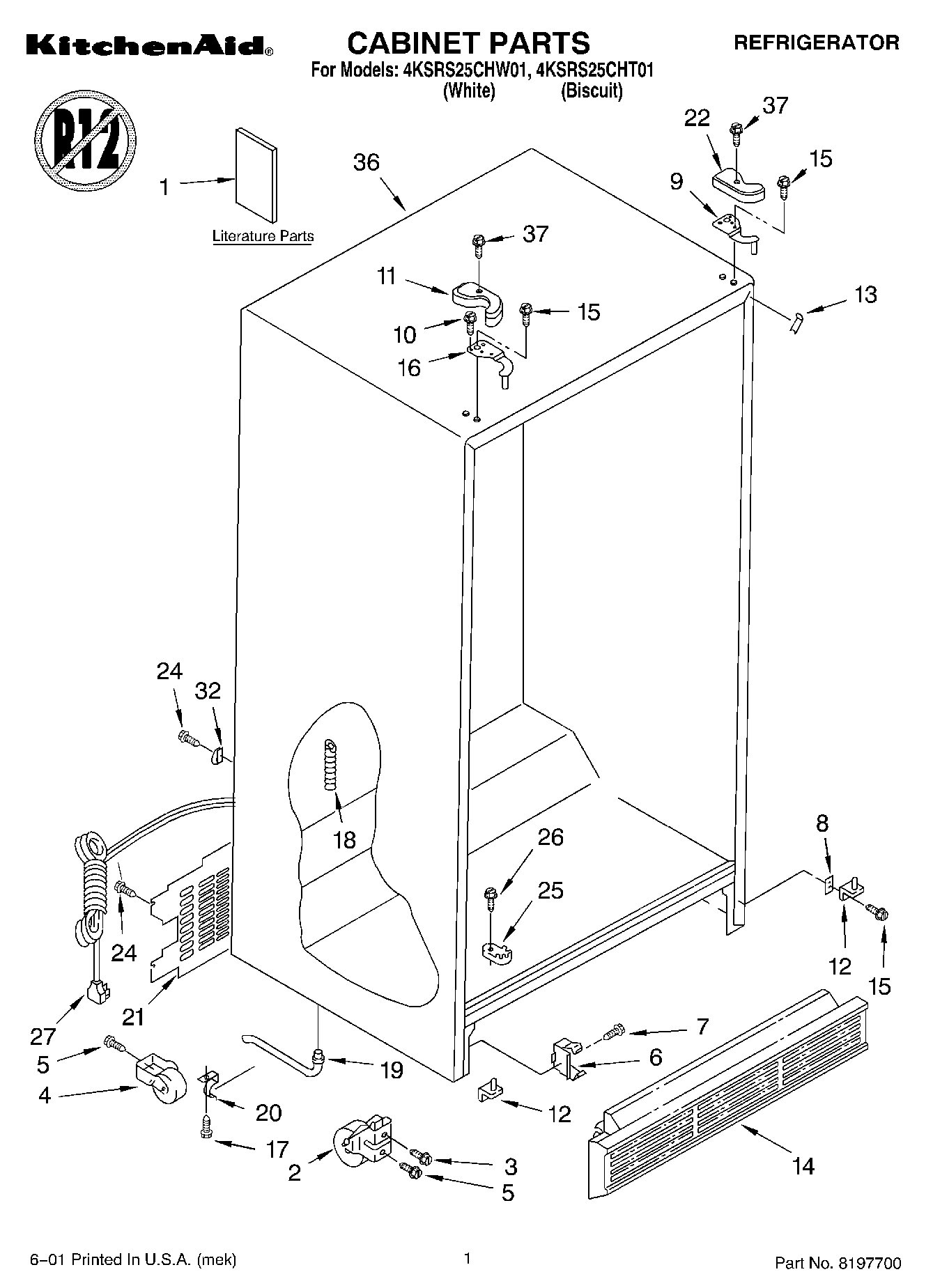 01 - CABINET, LITERATURE