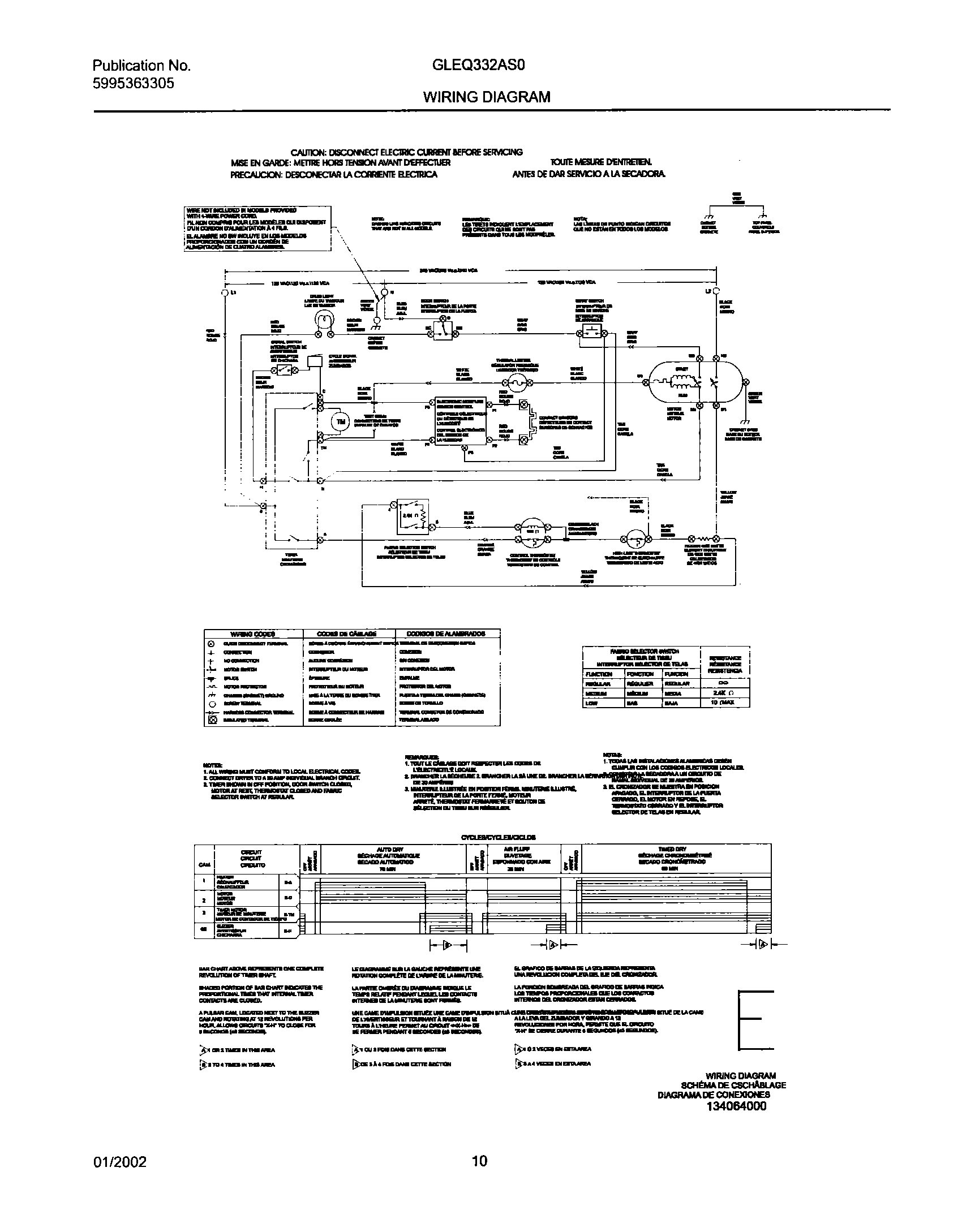 10 - 134064000 WIRING DIAGRAM