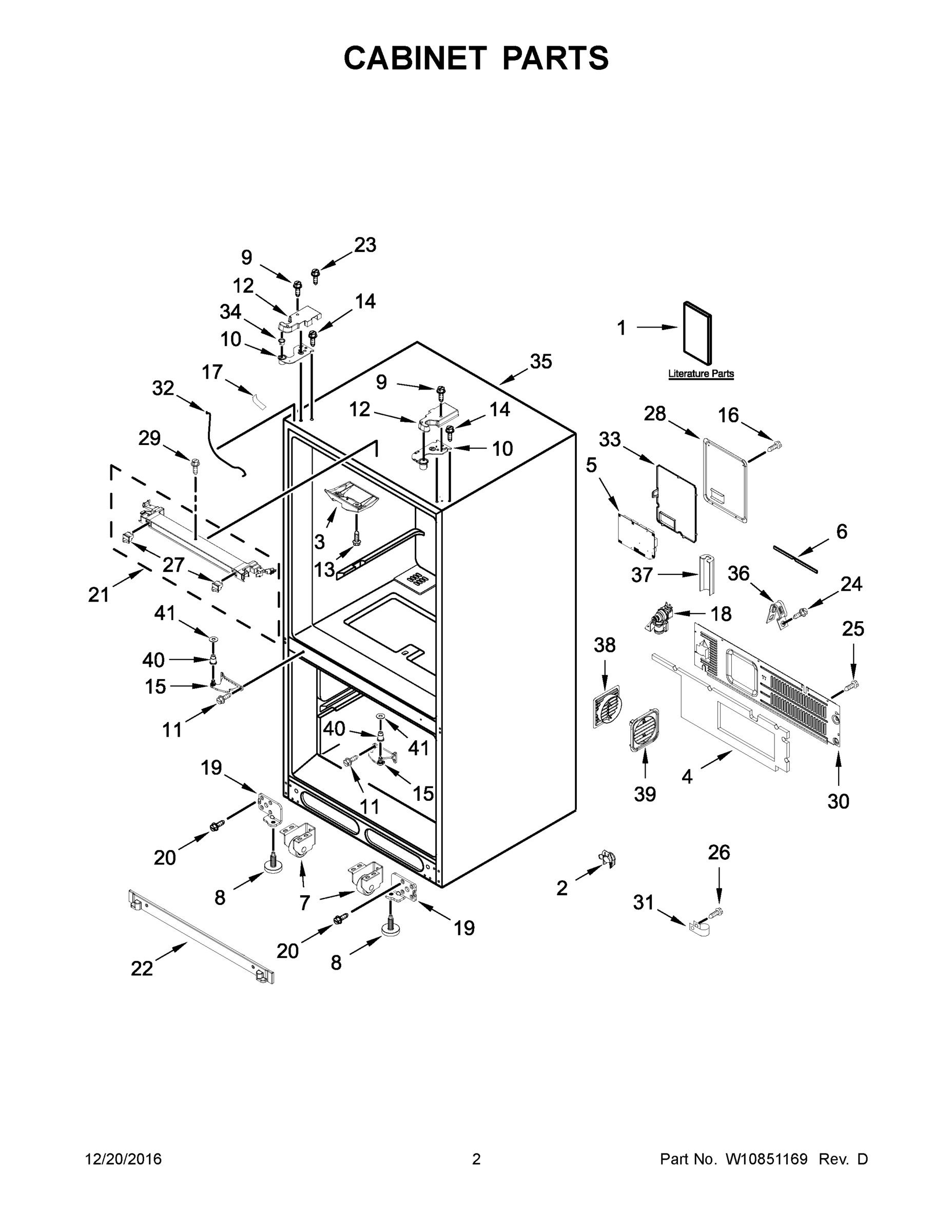 02 - CABINET PARTS