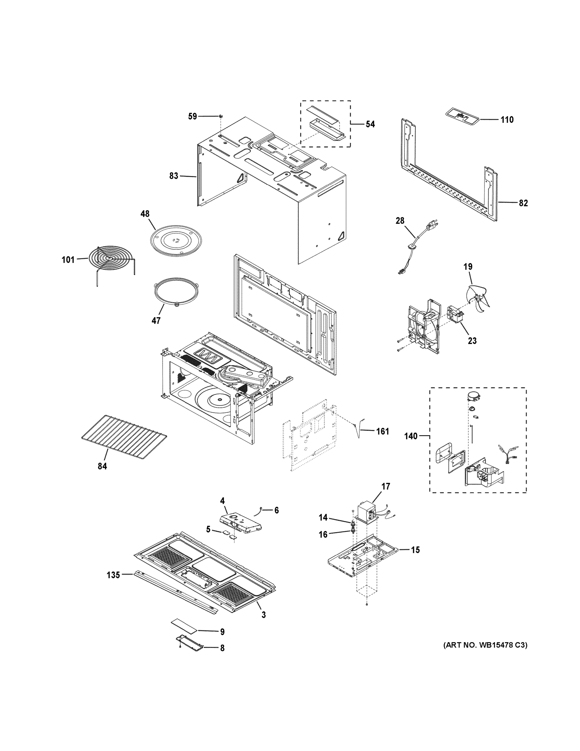OVEN CAVITY PARTS (2)