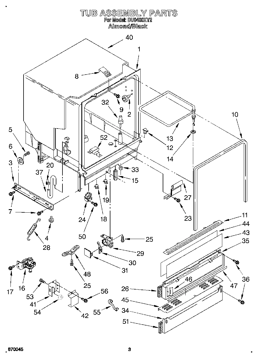 03 - TUB ASSEMBLY