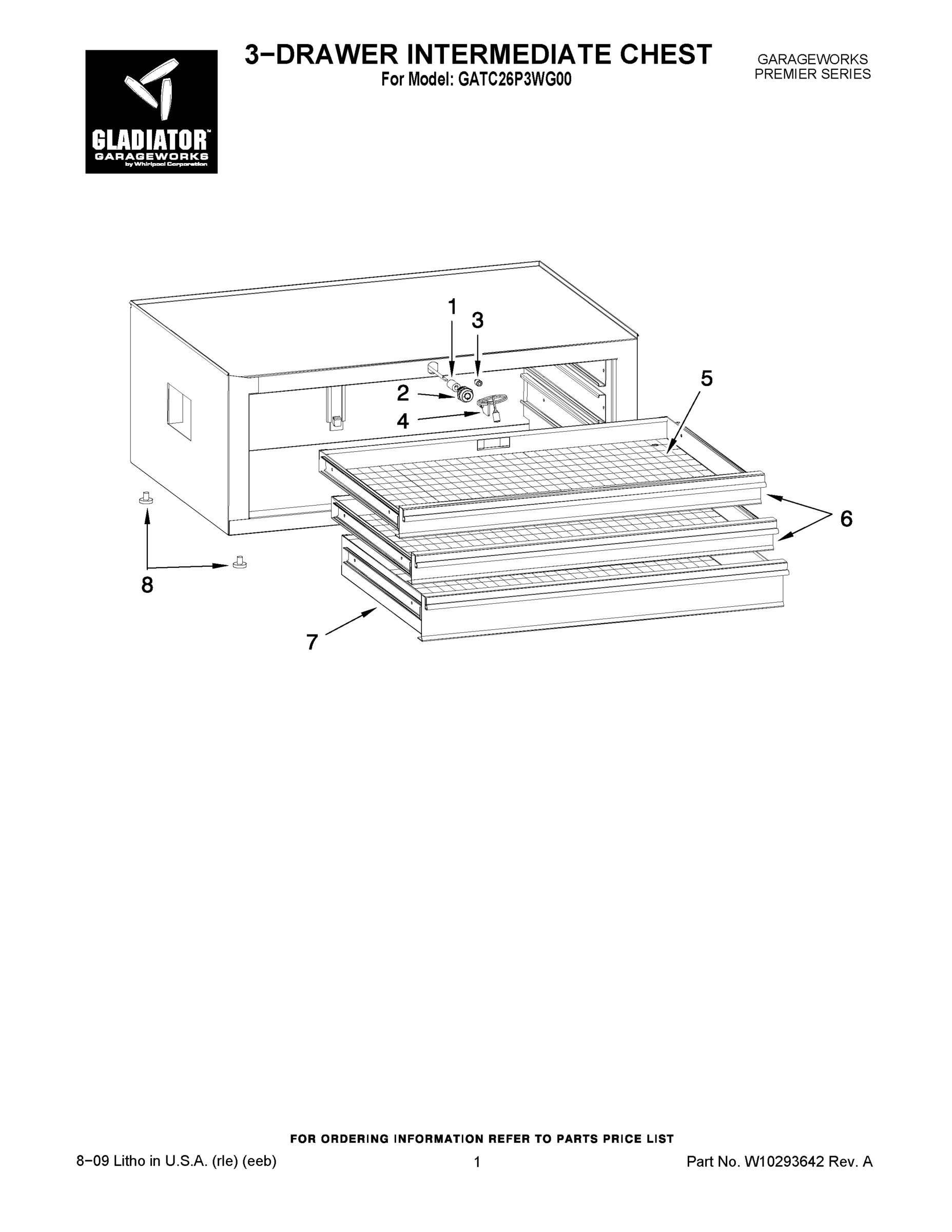 01 - 3-DRAWER INTERMEDIATE CHEST