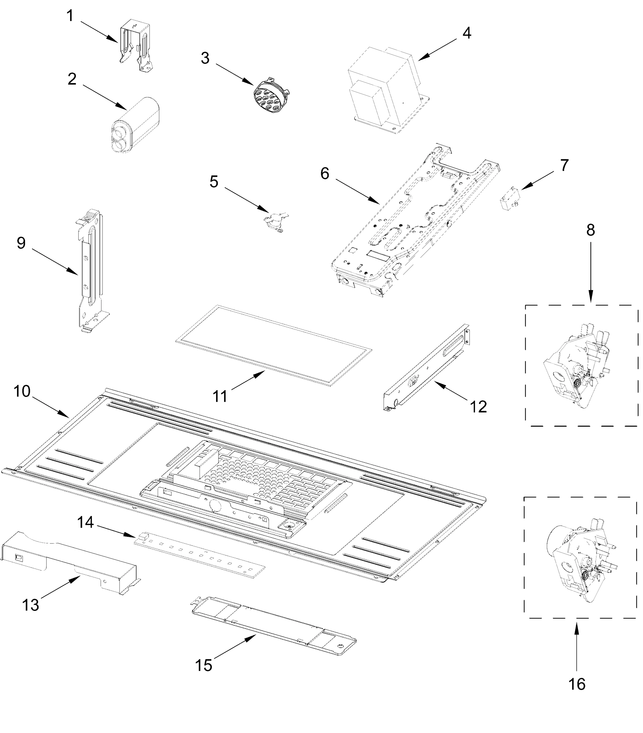 INTERIOR AND VENTILATION PARTS