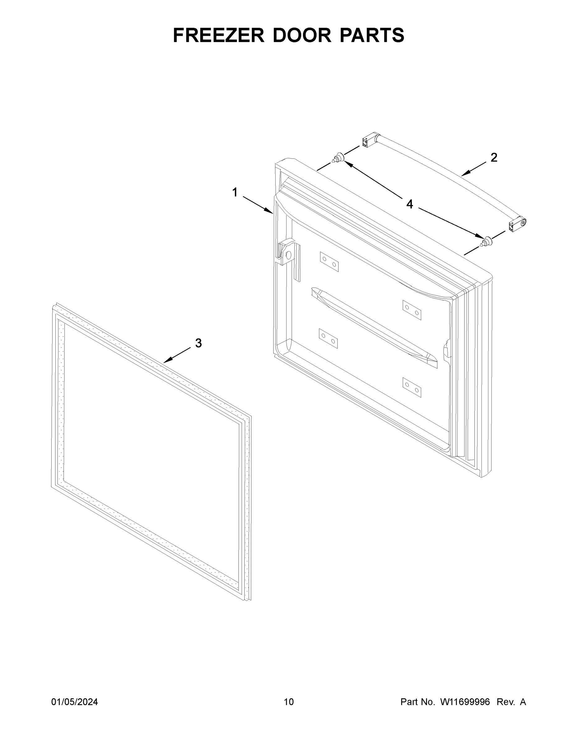 06 - FREEZER DOOR PARTS