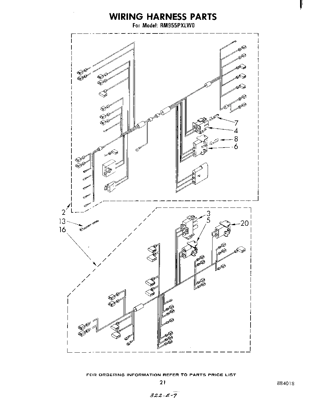 12 - WIRING HARNESS , LITERATURE AND OPTIONAL