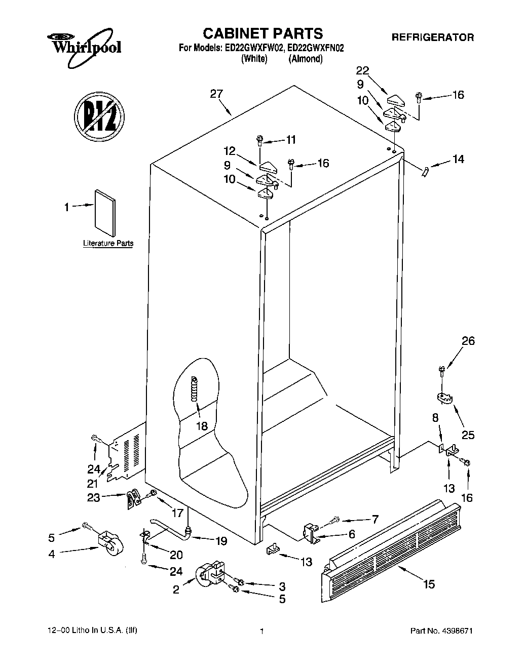 01 - CABINET, LITERATURE