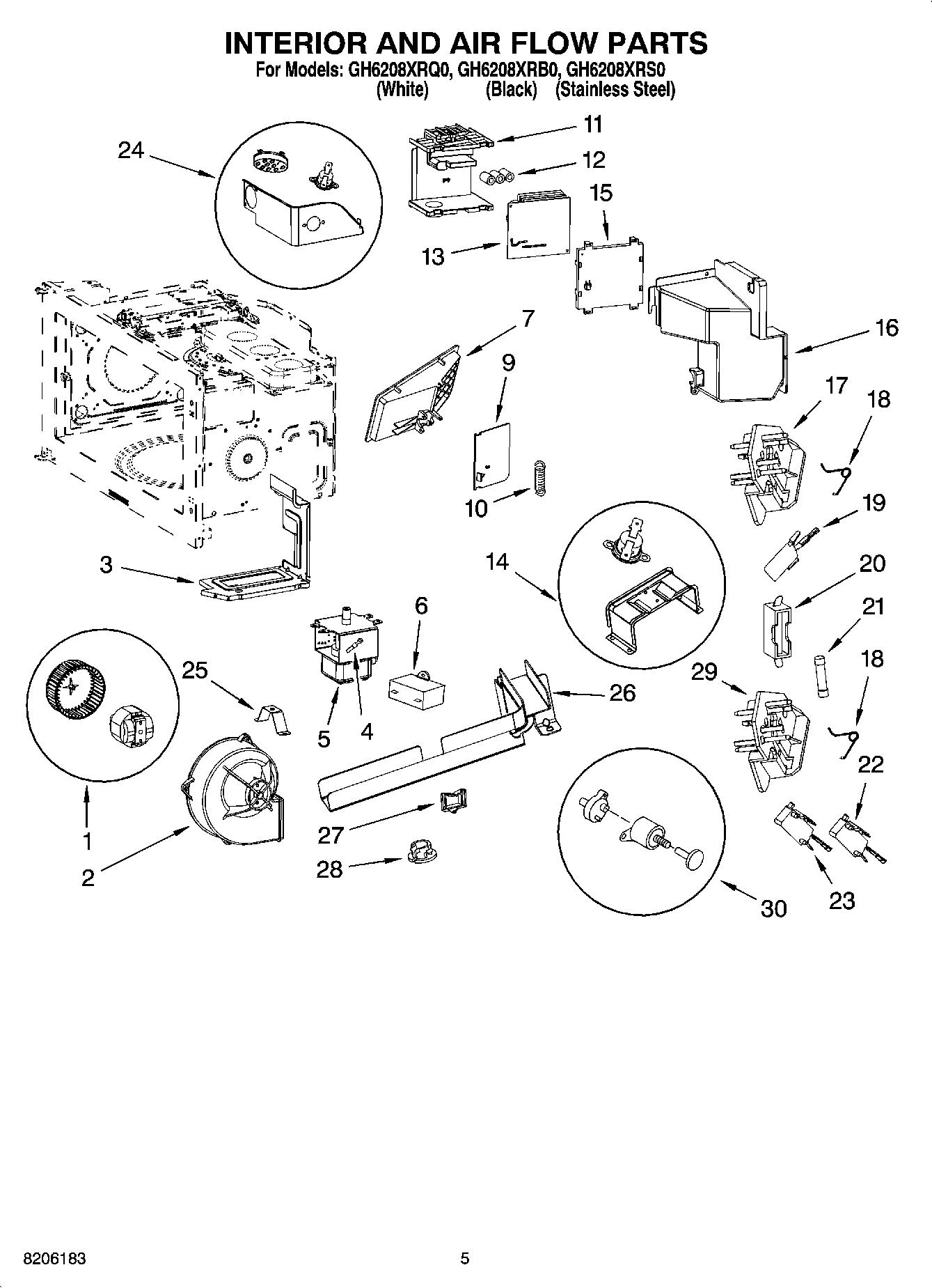 04 - INTERIOR AND AIR FLOW PARTS