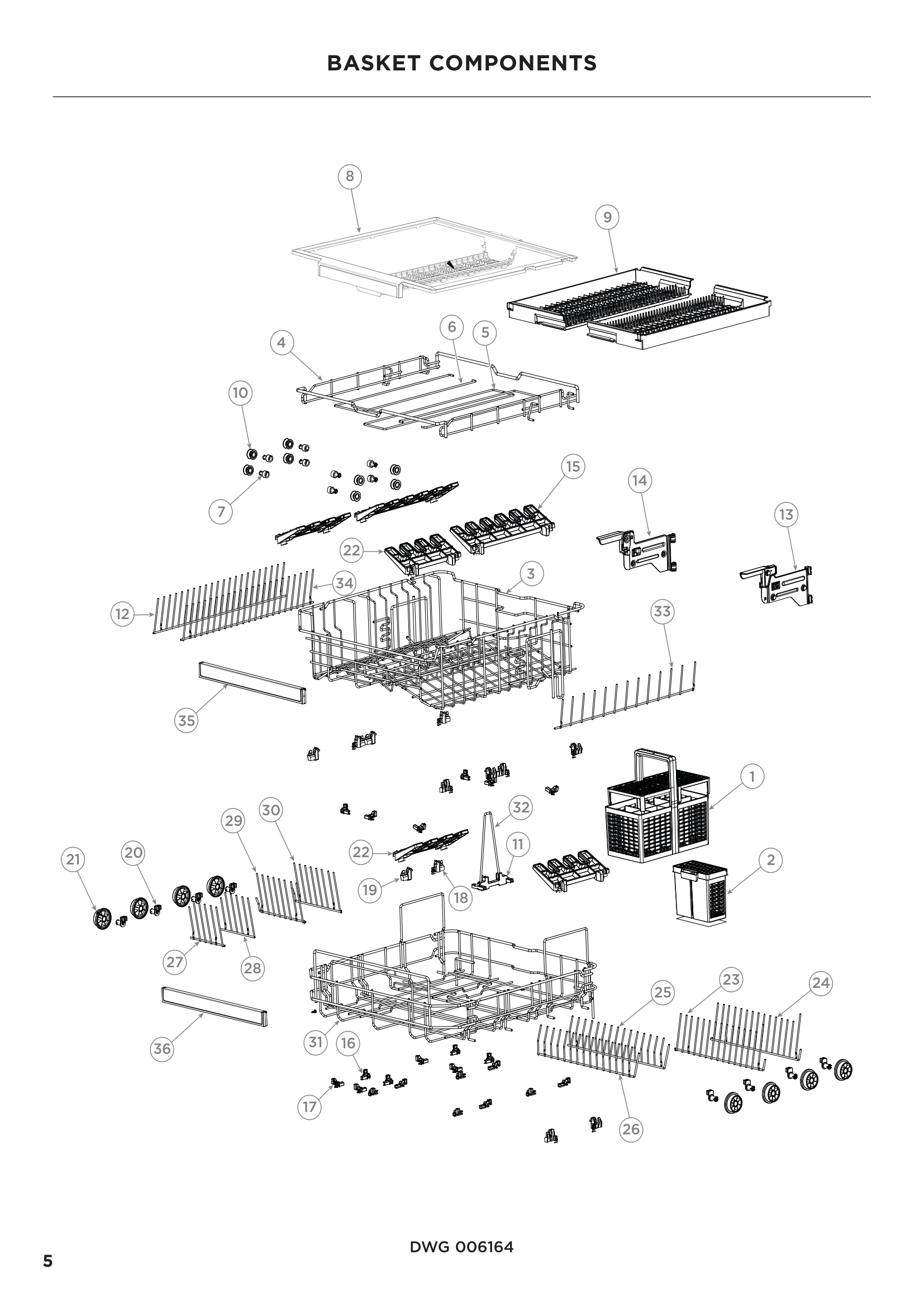 BASKET COMPONENTS