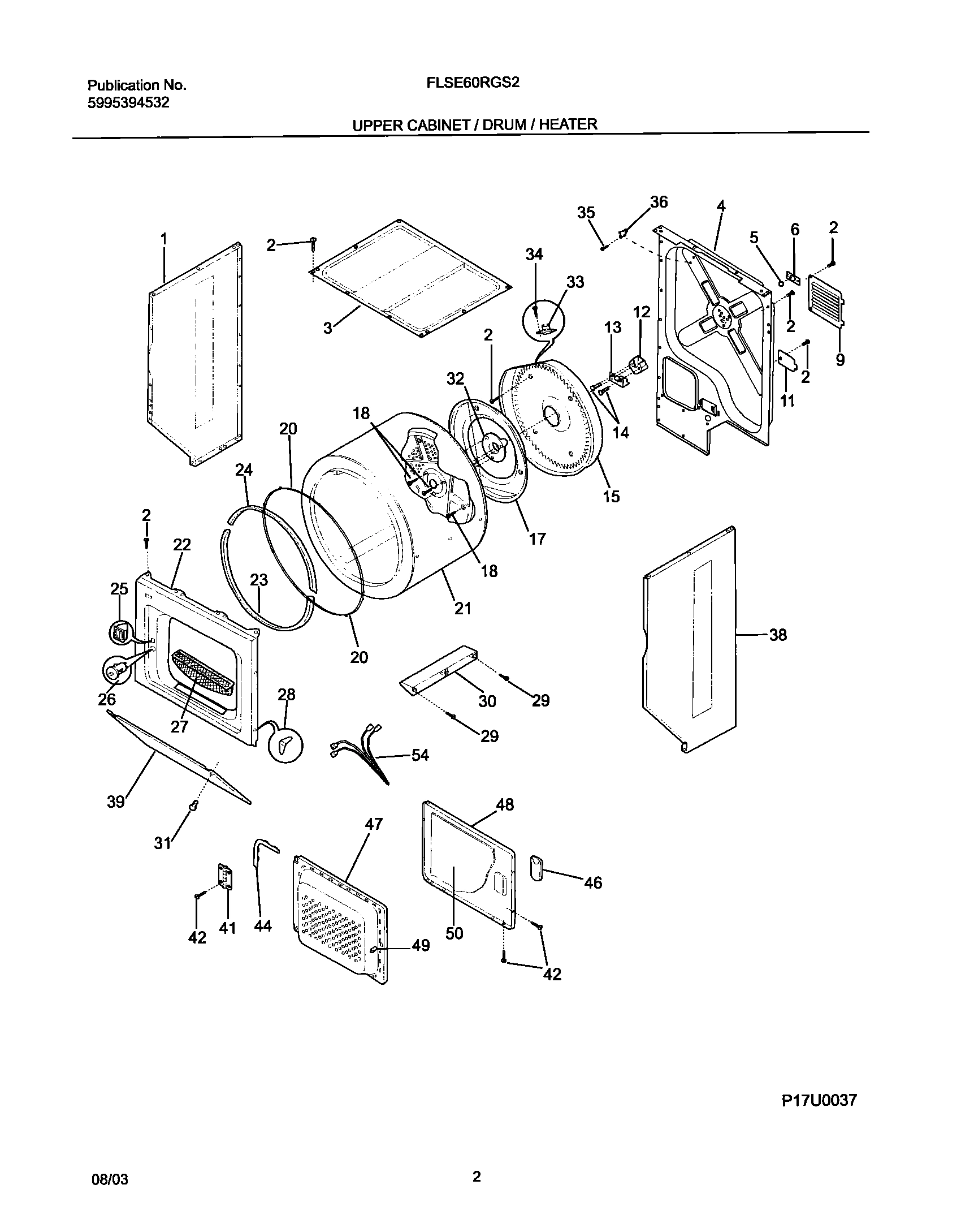 03 - UPPER CABINET/DRUM/HEATER
