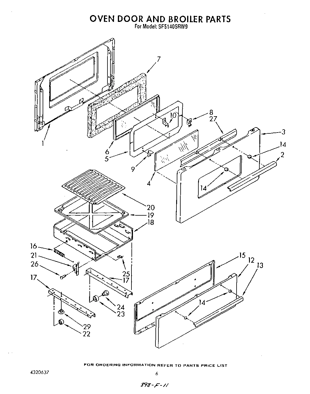 06 - OVEN DOOR AND BROILER