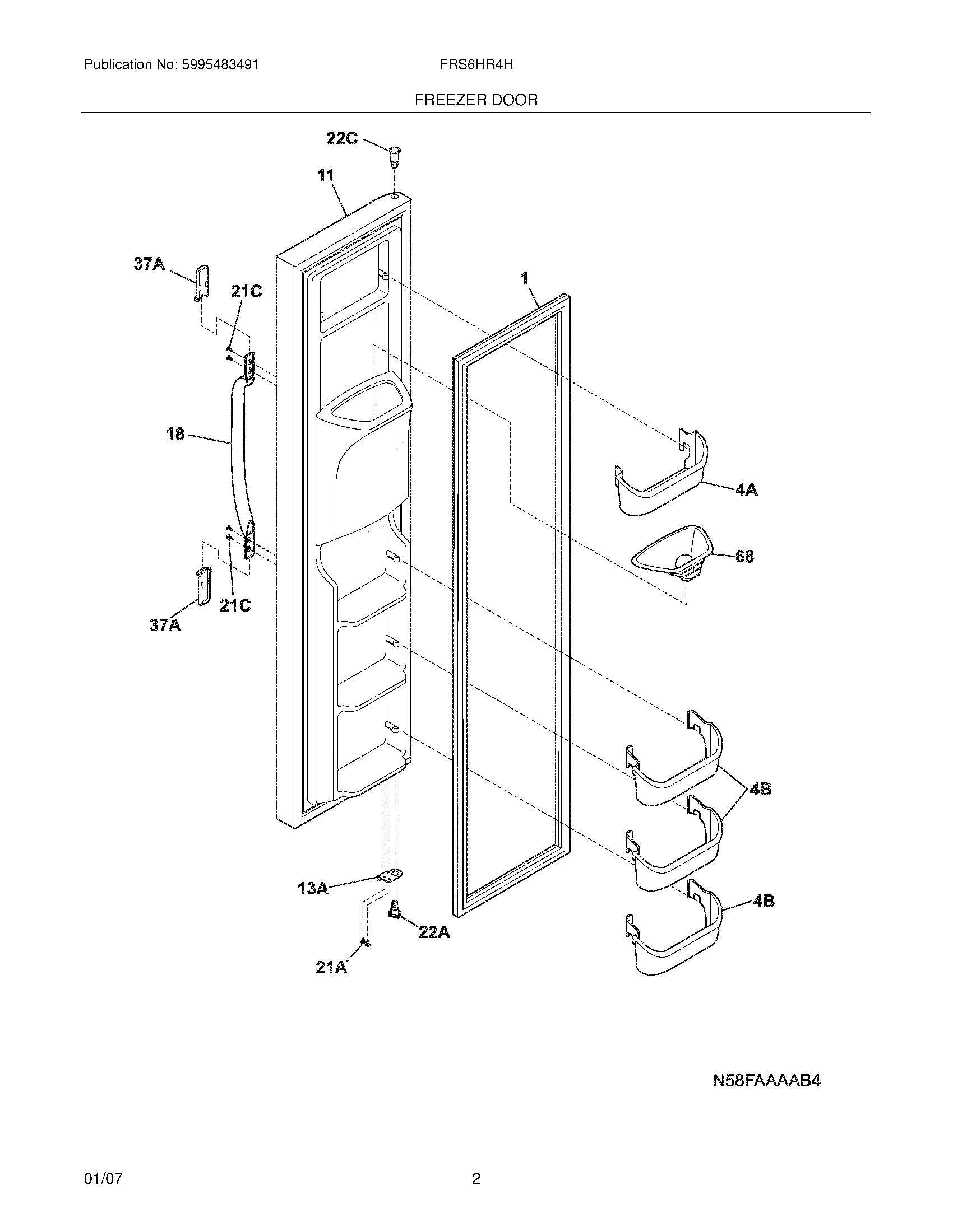 03 - FREEZER DOOR