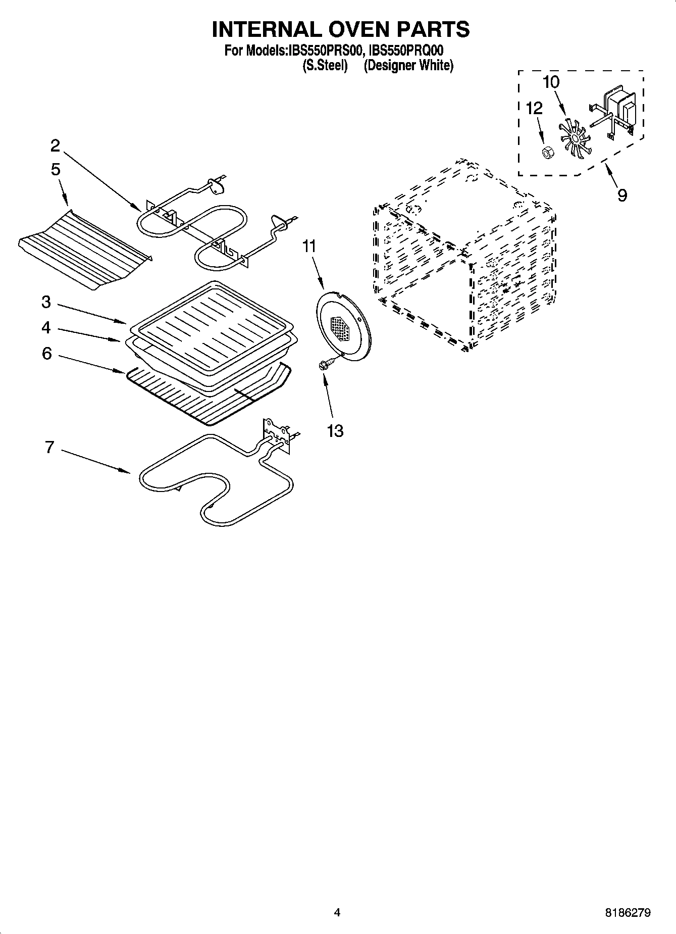 03 - INTERNAL OVEN PARTS