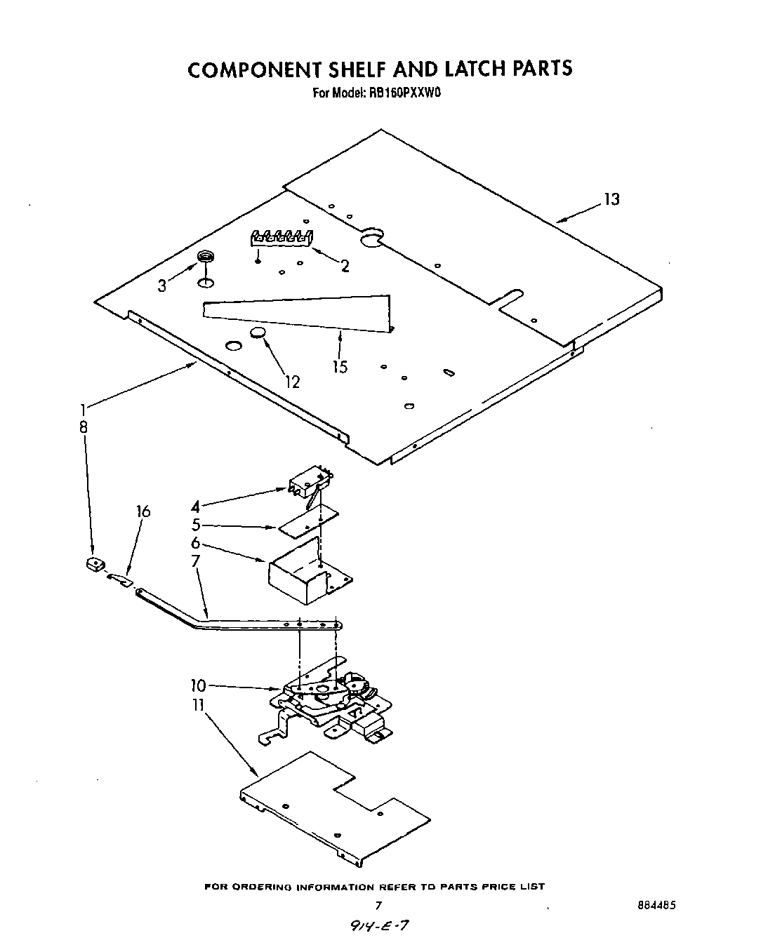 05 - COMPONENT SHELF AND LATCH