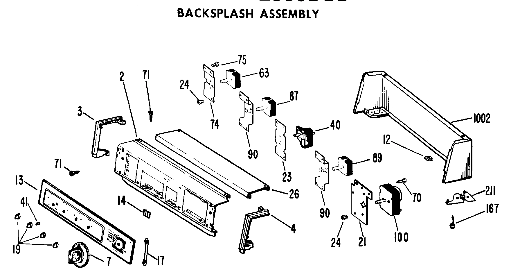 BACKSPLASH ASSEMBLY