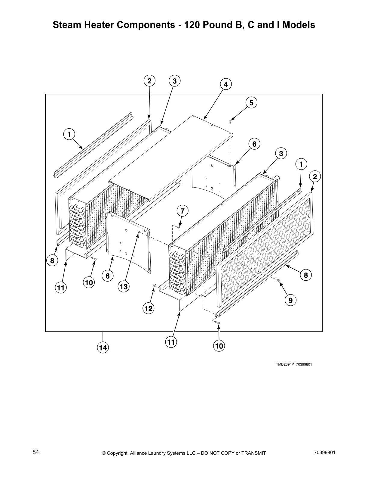 Steam Heater Components - 120 Pound B, C and I Models